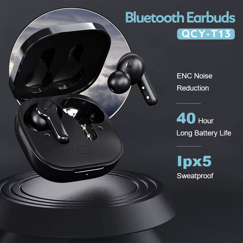 T13 True Wireless Earbuds — Bluetooth 5.1, 4-Mic ENC, Touch Control, App Customization