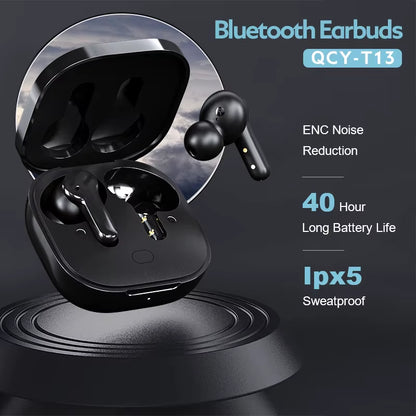 T13 True Wireless Earbuds — Bluetooth 5.1, 4-Mic ENC, Touch Control, App Customization