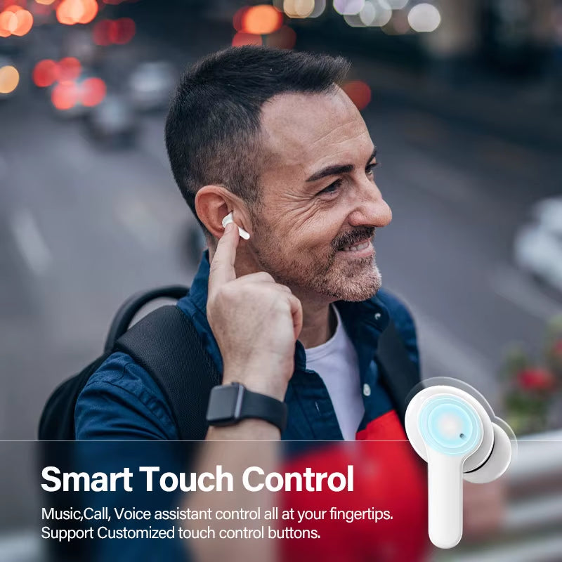 T13 True Wireless Earbuds — Bluetooth 5.1, 4-Mic ENC, Touch Control, App Customization