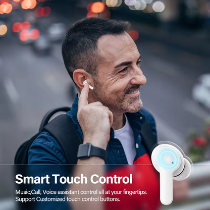 T13 True Wireless Earbuds — Bluetooth 5.1, 4-Mic ENC, Touch Control, App Customization