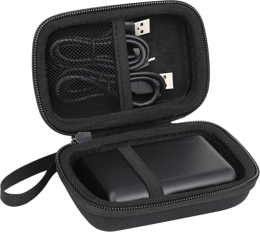 Protective Hard Case for Anker PowerCore Speed 10000 & PowerCore II 10000mAh — Durable Shell, Accessory Storage Pocket, Travel-Ready Design