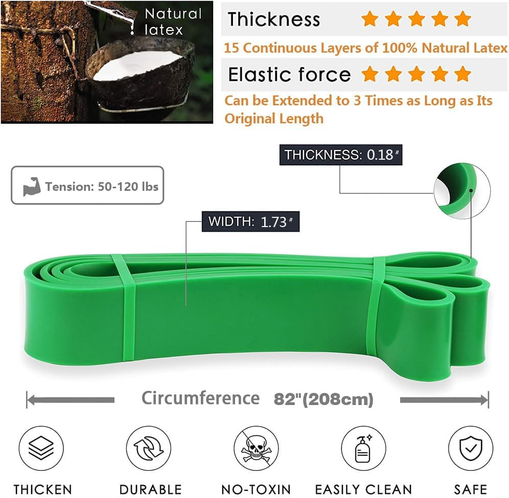 Pull-Up Bands Resistance-Bands Exercise-Bands - Pull up Assistance Bands Workout Bands Resistance for Women Long Resistance Bands Resistance Loop Bands Perfect for Gym Home or Travel