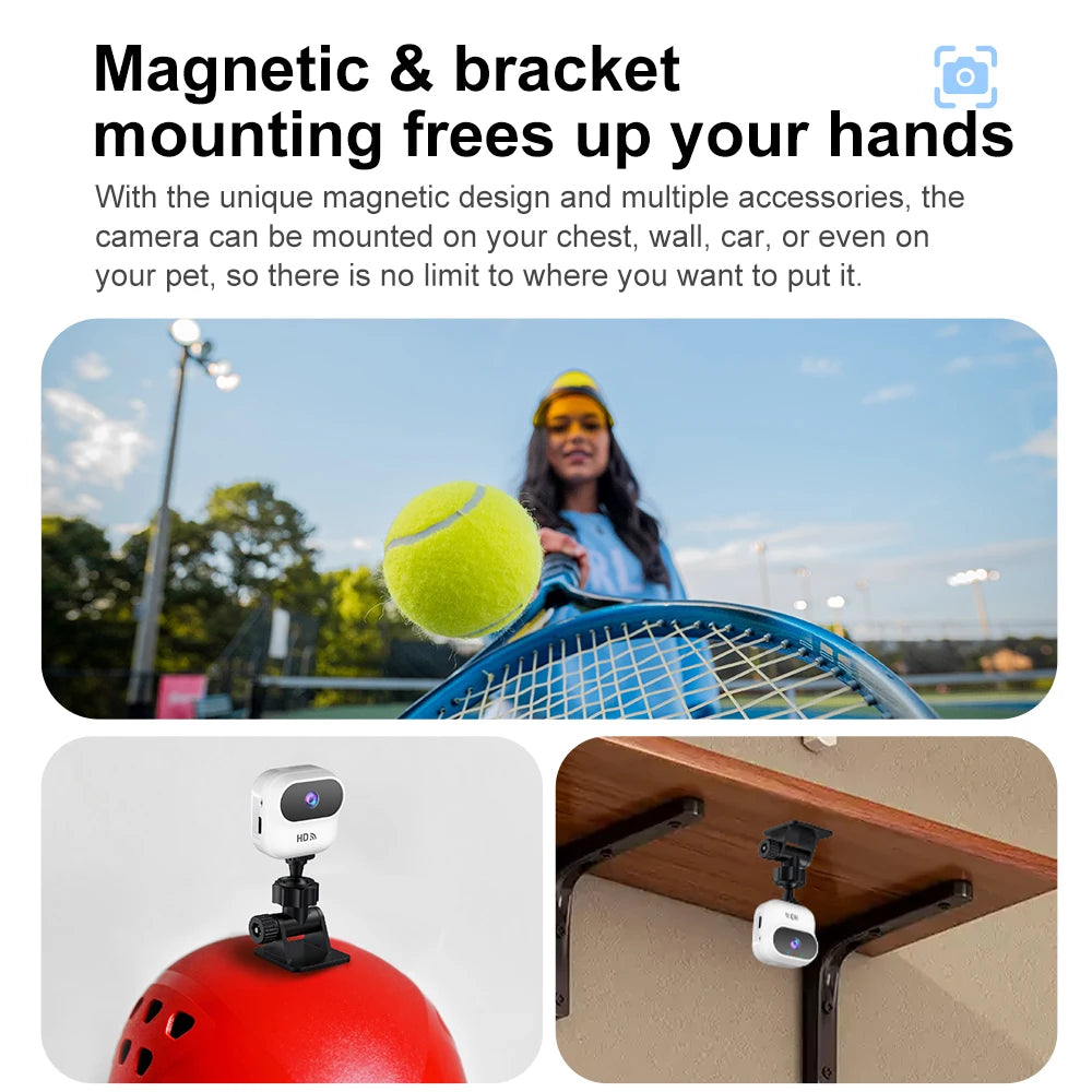 Ourlife A800 Mini WiFi Security Camera — 1080p with Motion Tracking