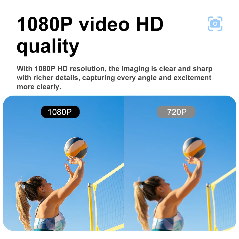 Ourlife A800 Mini WiFi Security Camera — 1080p with Motion Tracking
