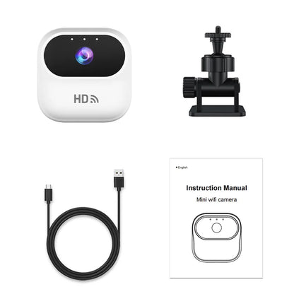 Ourlife A800 Mini WiFi Security Camera — 1080p with Motion Tracking