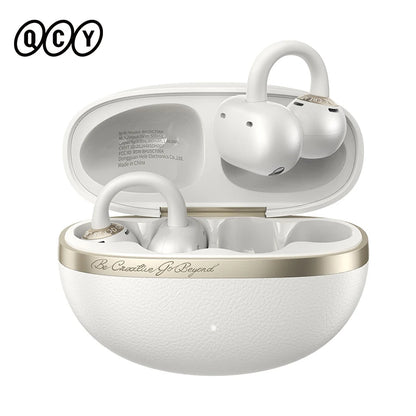 Crossky C50 Open-Ear Wireless Earbuds — Bluetooth 6.0, Clip-On, 4-Mic Call Clarity