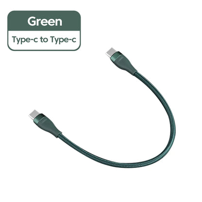 USB-C to USB-C Fast Charging Cable, 66W — 0.25m Short Cord, Compatible with iPhone 15 & Samsung