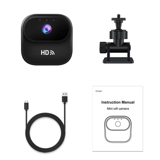 Ourlife A800 Mini WiFi Security Camera — 1080p with Motion Tracking