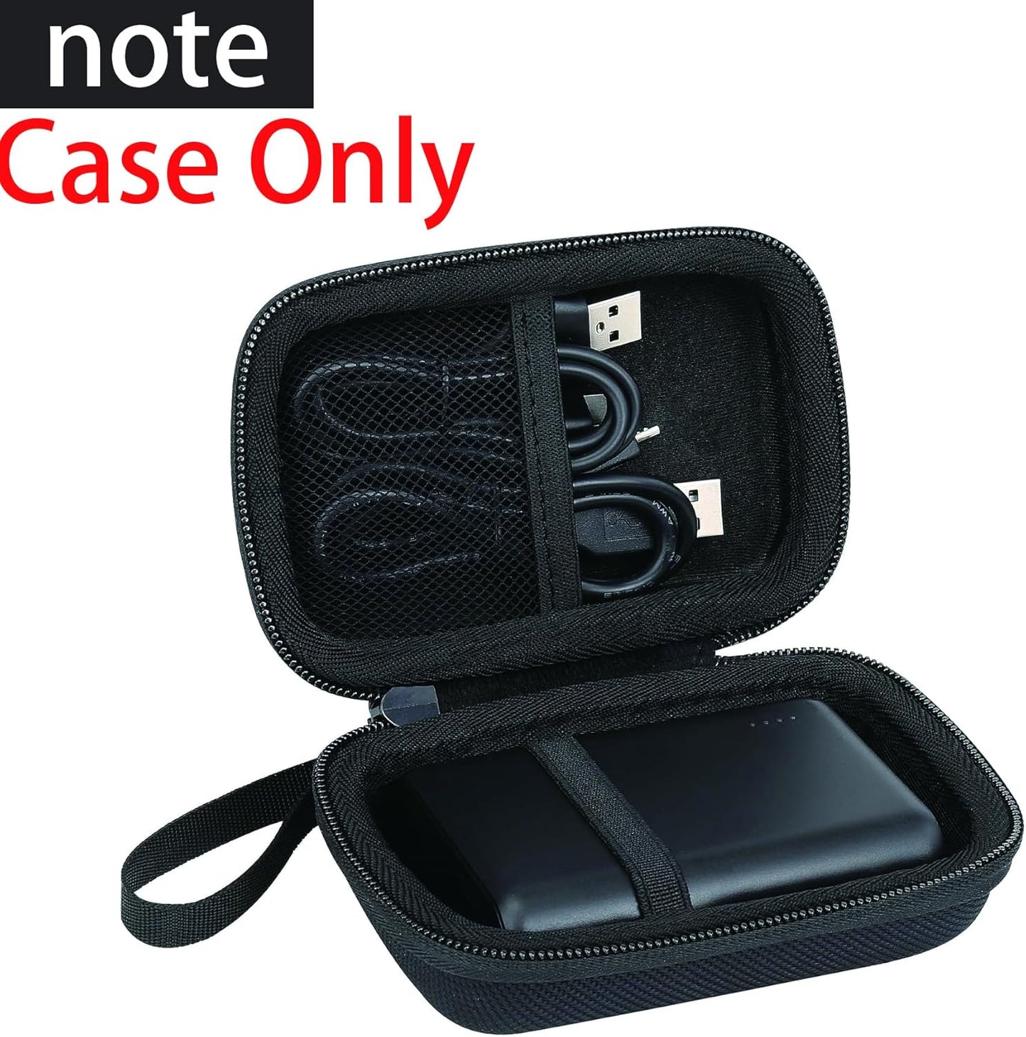 Protective Hard Case for Anker PowerCore Speed 10000 & PowerCore II 10000mAh — Durable Shell, Accessory Storage Pocket, Travel-Ready Design