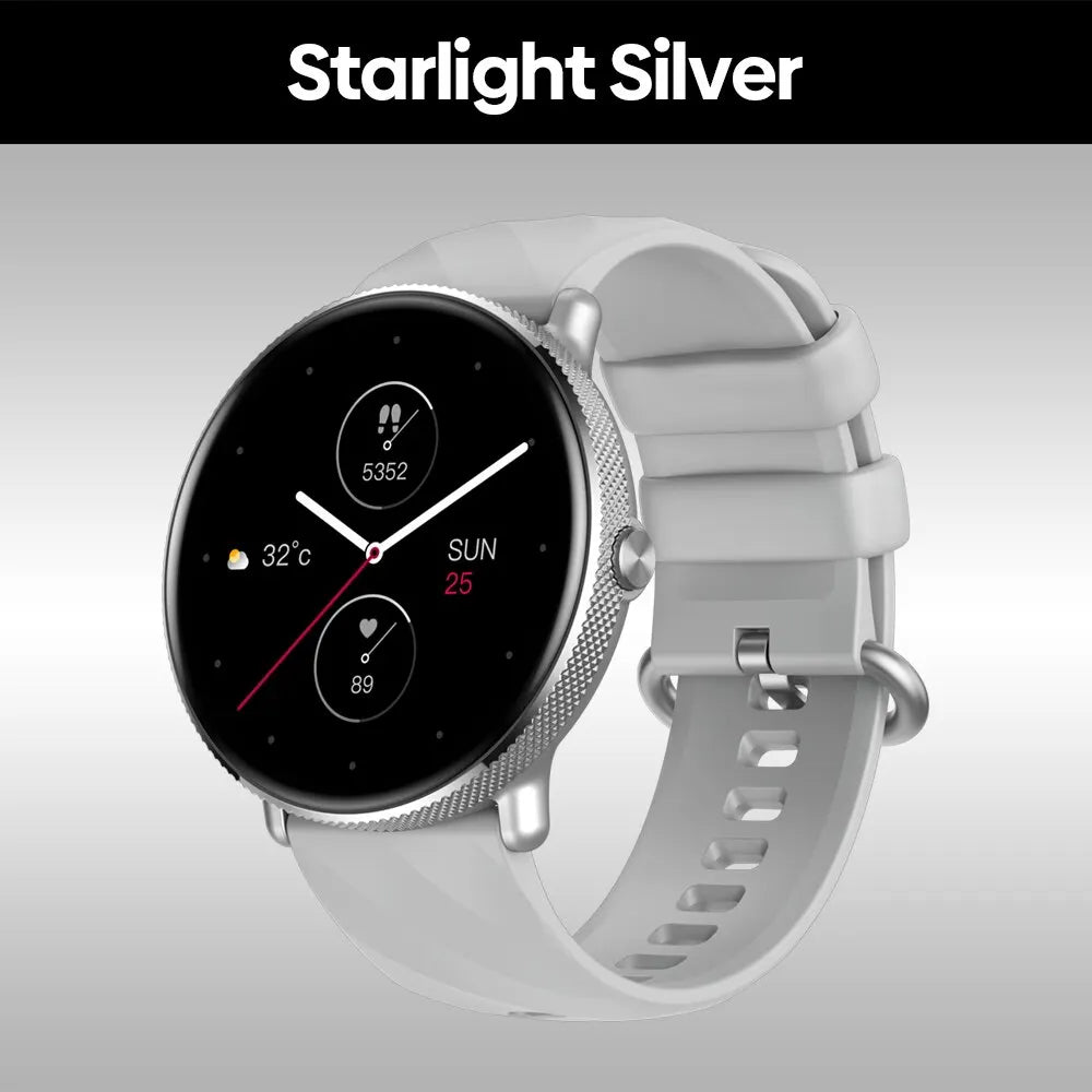 GTR 3 Pro Smartwatch — 1.43" AMOLED, Stainless Steel, Voice Calling, Fitness Tracking
