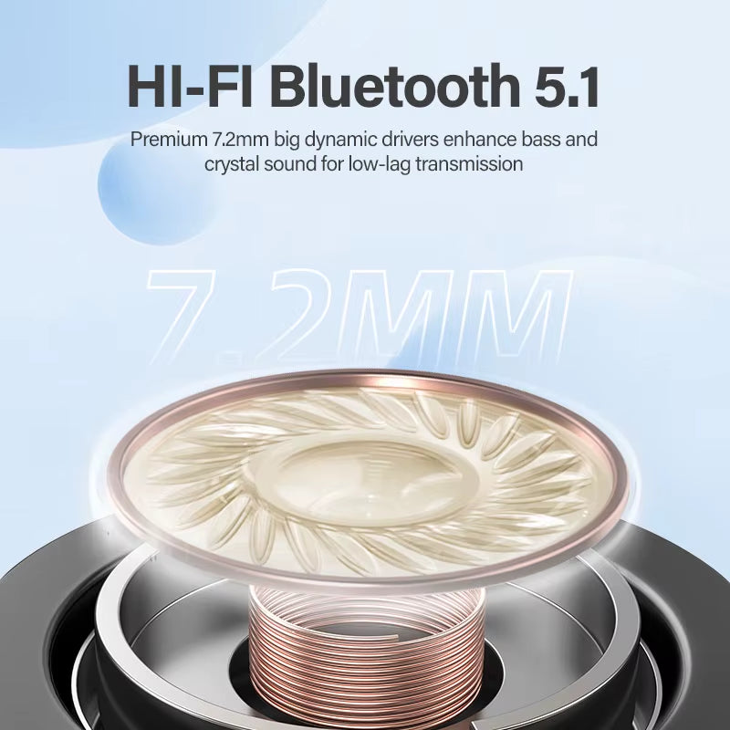 T13 True Wireless Earbuds — Bluetooth 5.1, 4-Mic ENC, Touch Control, App Customization
