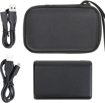 Protective Hard Case for Anker PowerCore Speed 10000 & PowerCore II 10000mAh — Durable Shell, Accessory Storage Pocket, Travel-Ready Design
