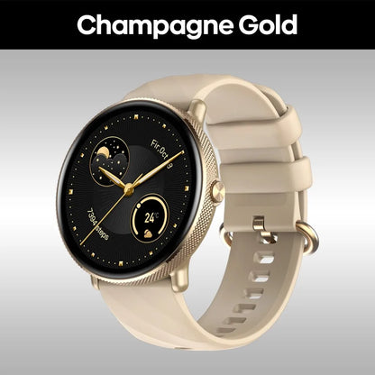 GTR 3 Pro Smartwatch — 1.43" AMOLED, Stainless Steel, Voice Calling, Fitness Tracking