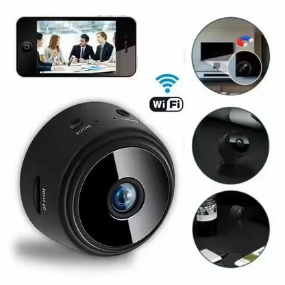 CaA9 Mini WiFi Camera — HD, Night Vision, Indoor/Outdoor Use
